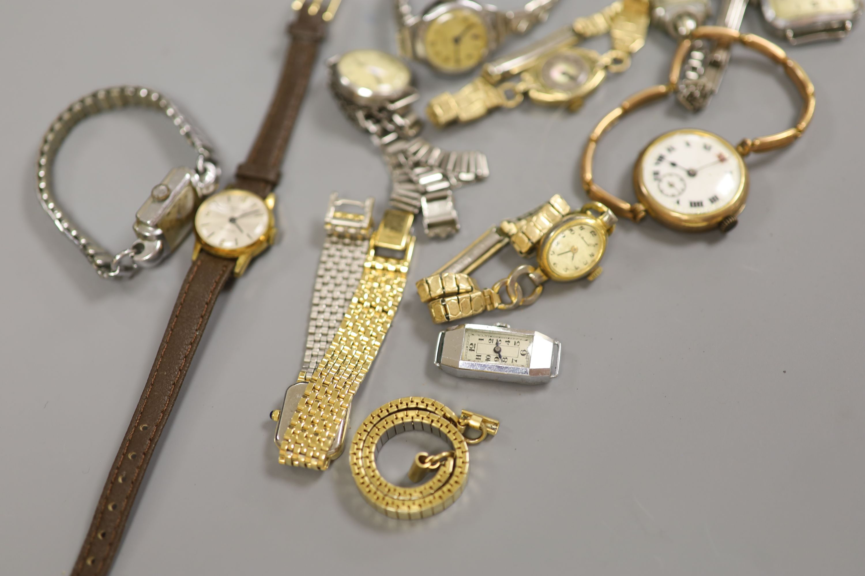 A quantity of ladies wrist watches
